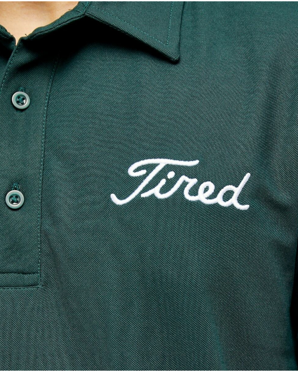 Tired Skateboards 'Golf' Polo (Forest)