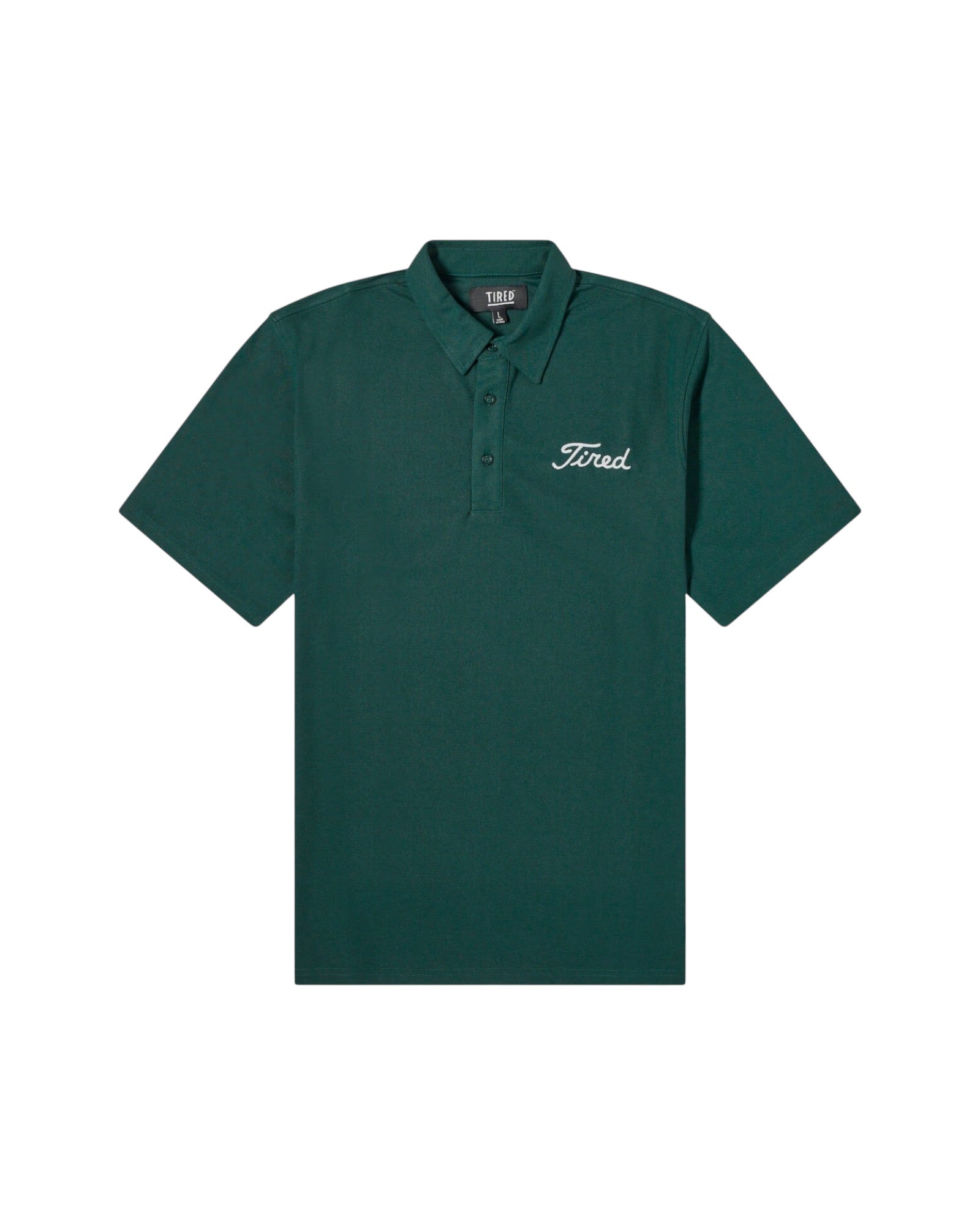 Tired Skateboards 'Golf' Polo (Forest)