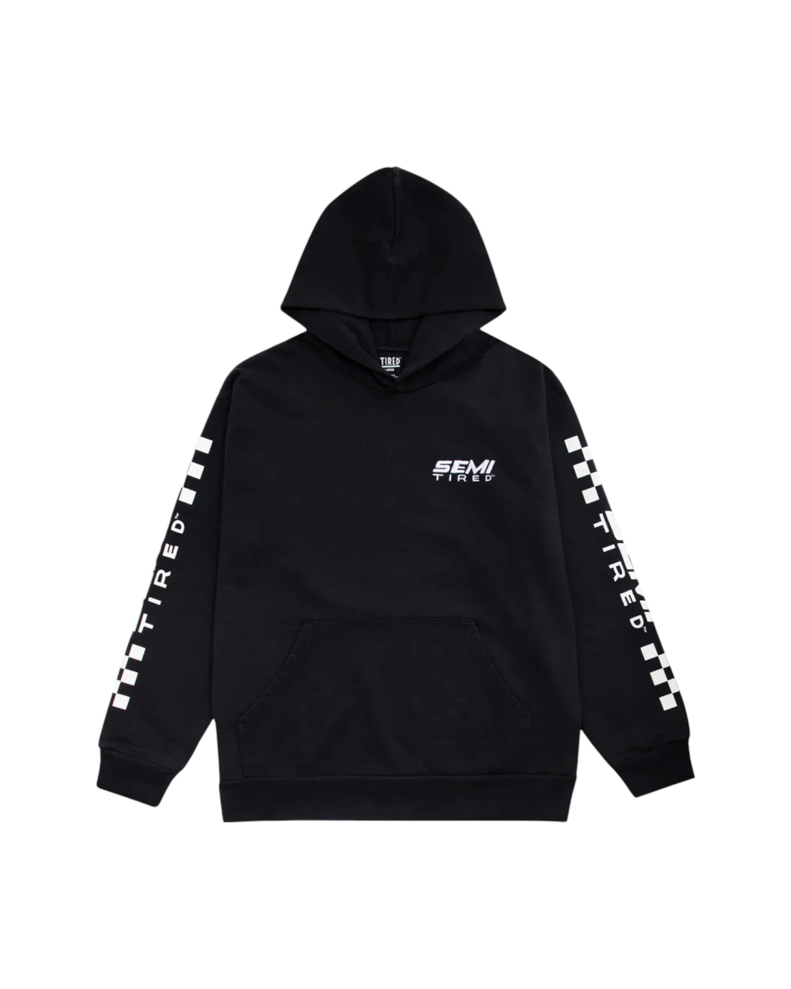 Tired Skateboards 'Semi Tired Racing' Hoodie (Black)