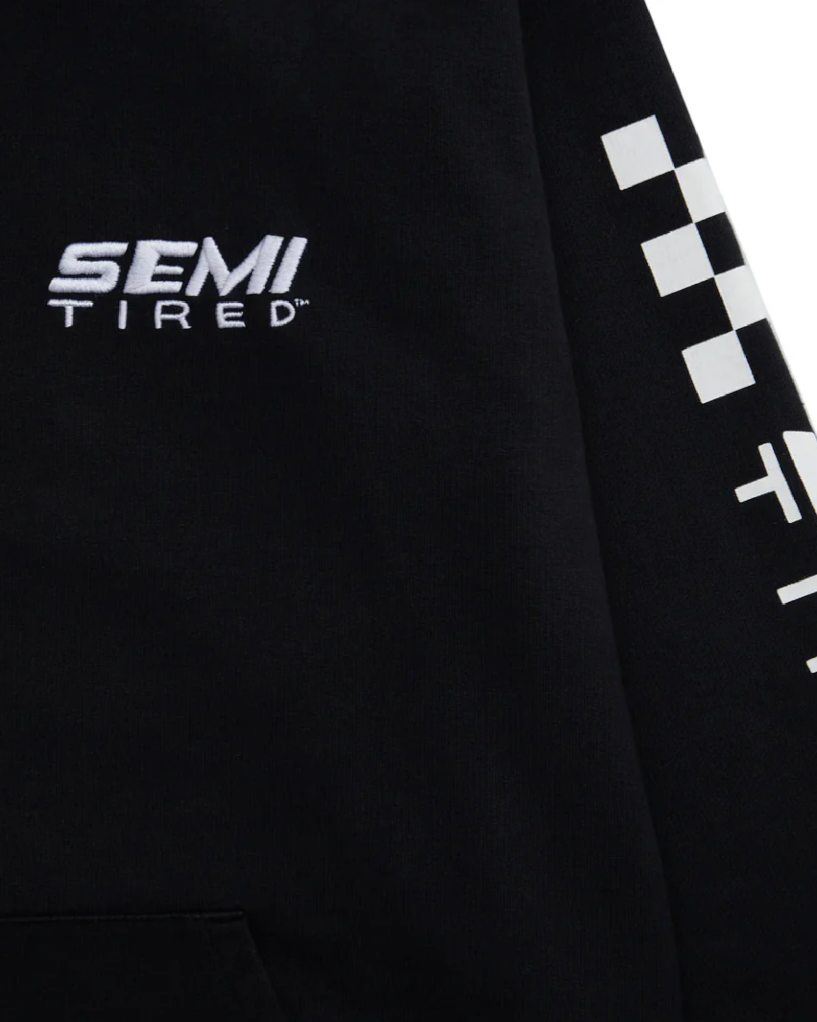 Tired Skateboards 'Semi Tired Racing' Hoodie (Black)