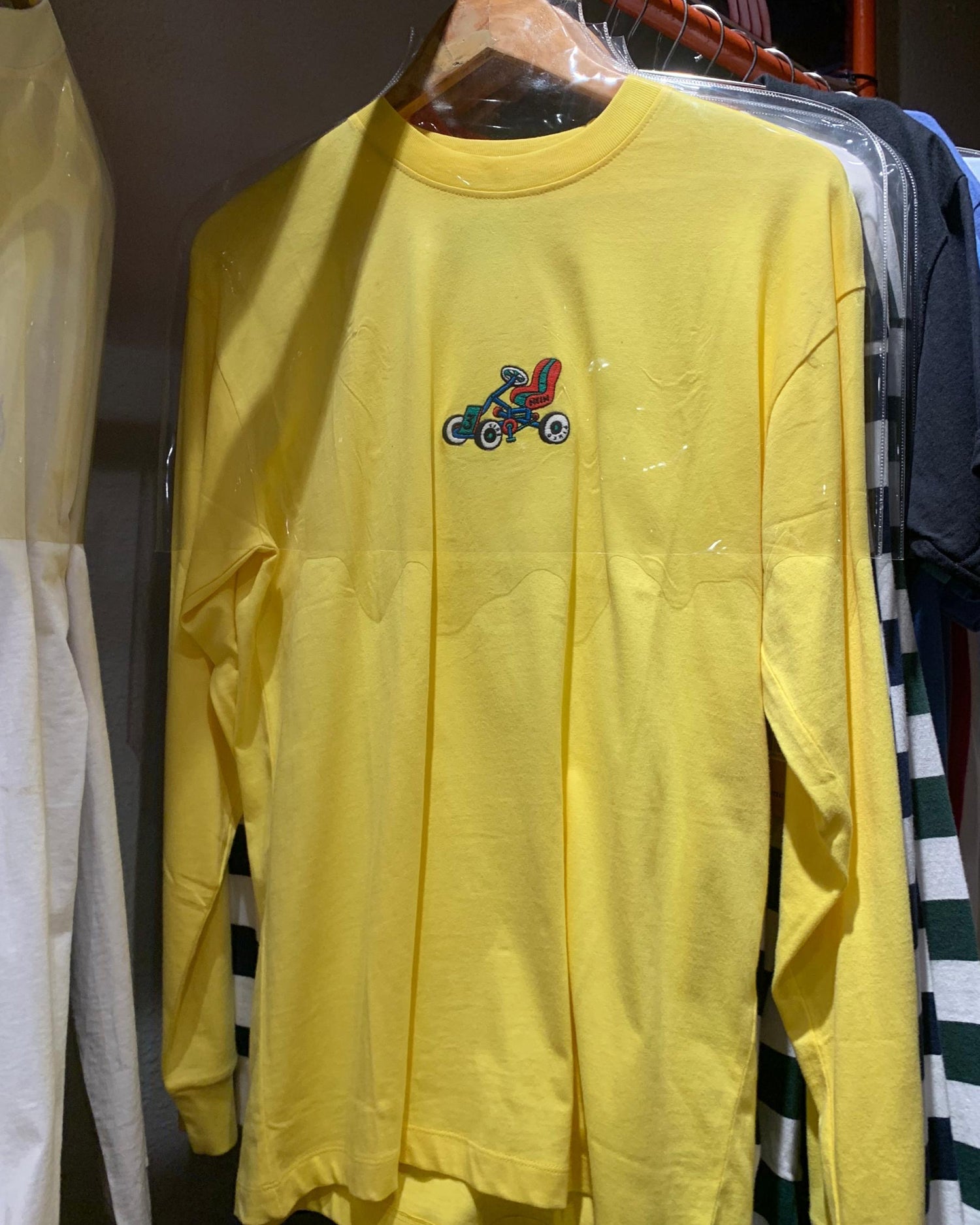 Tired Skateboards 'Semitired' Long-Sleeve T-Shirt (Yellow)