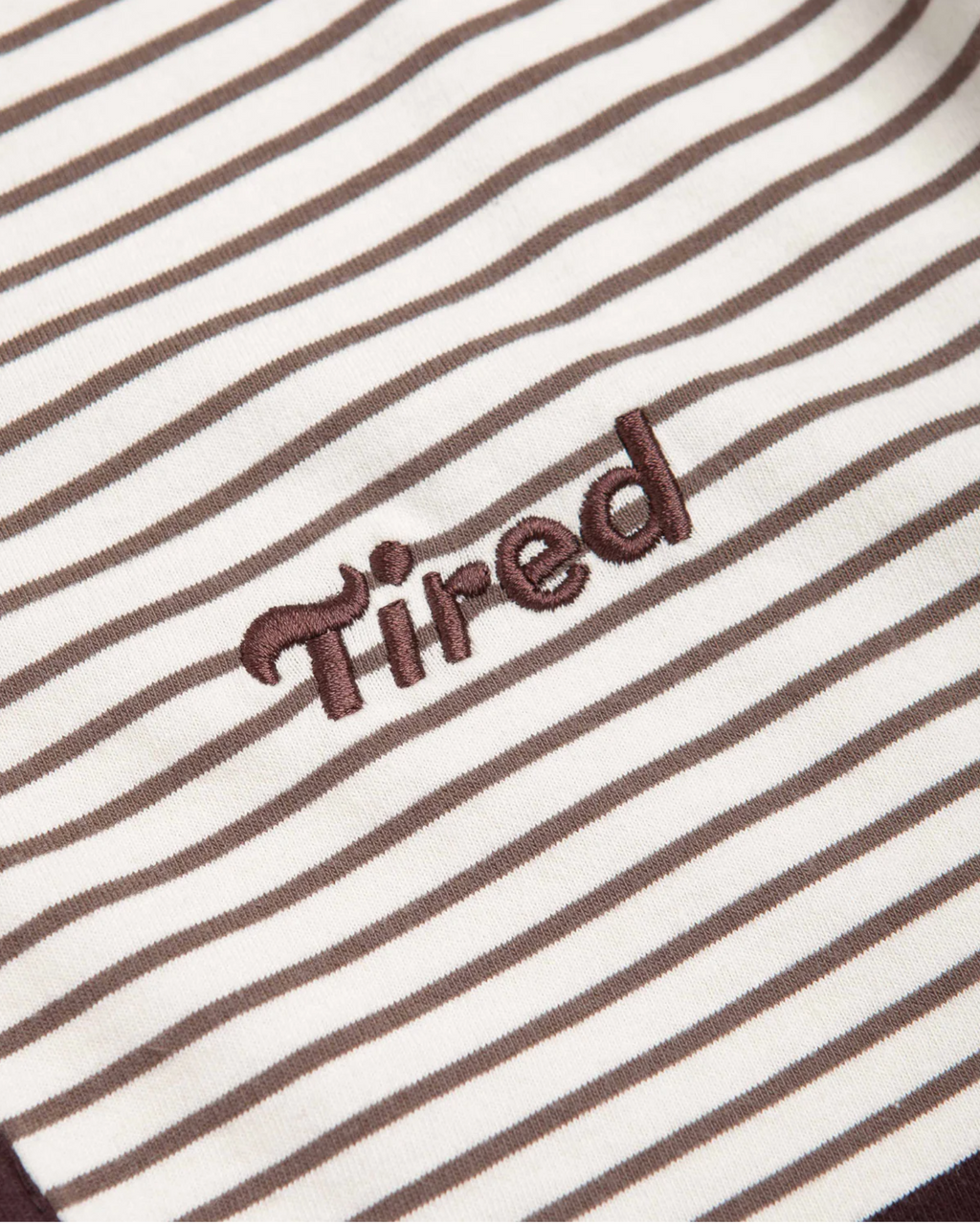 Tired Skateboards 'Summer' Polo (Cream/Brown)