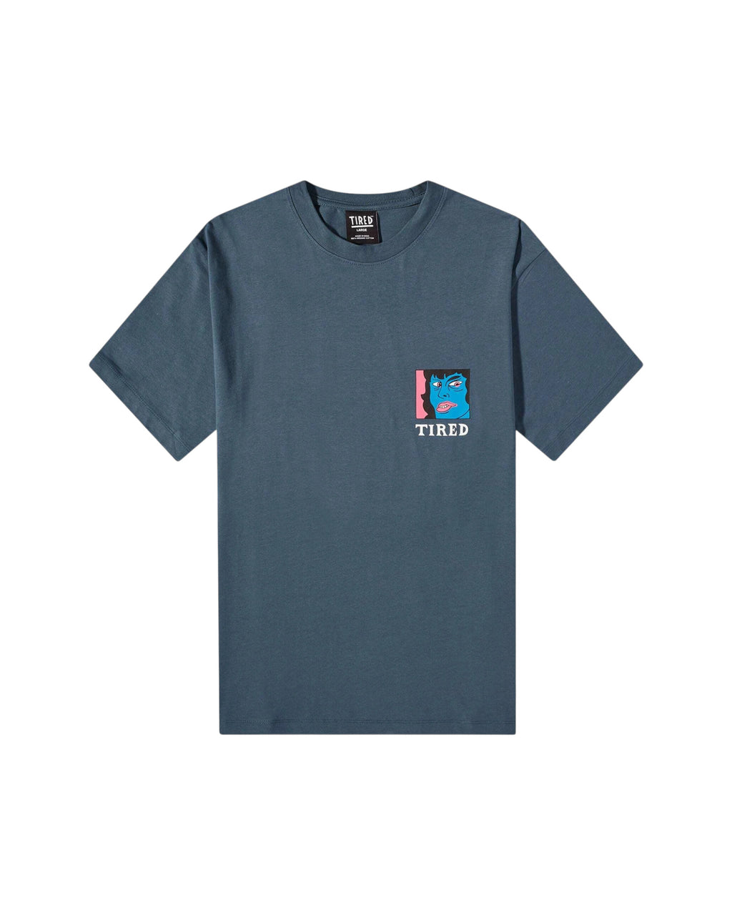 Tired Skateboards 'Thumb Down' T-Shirt (Orion Blue)