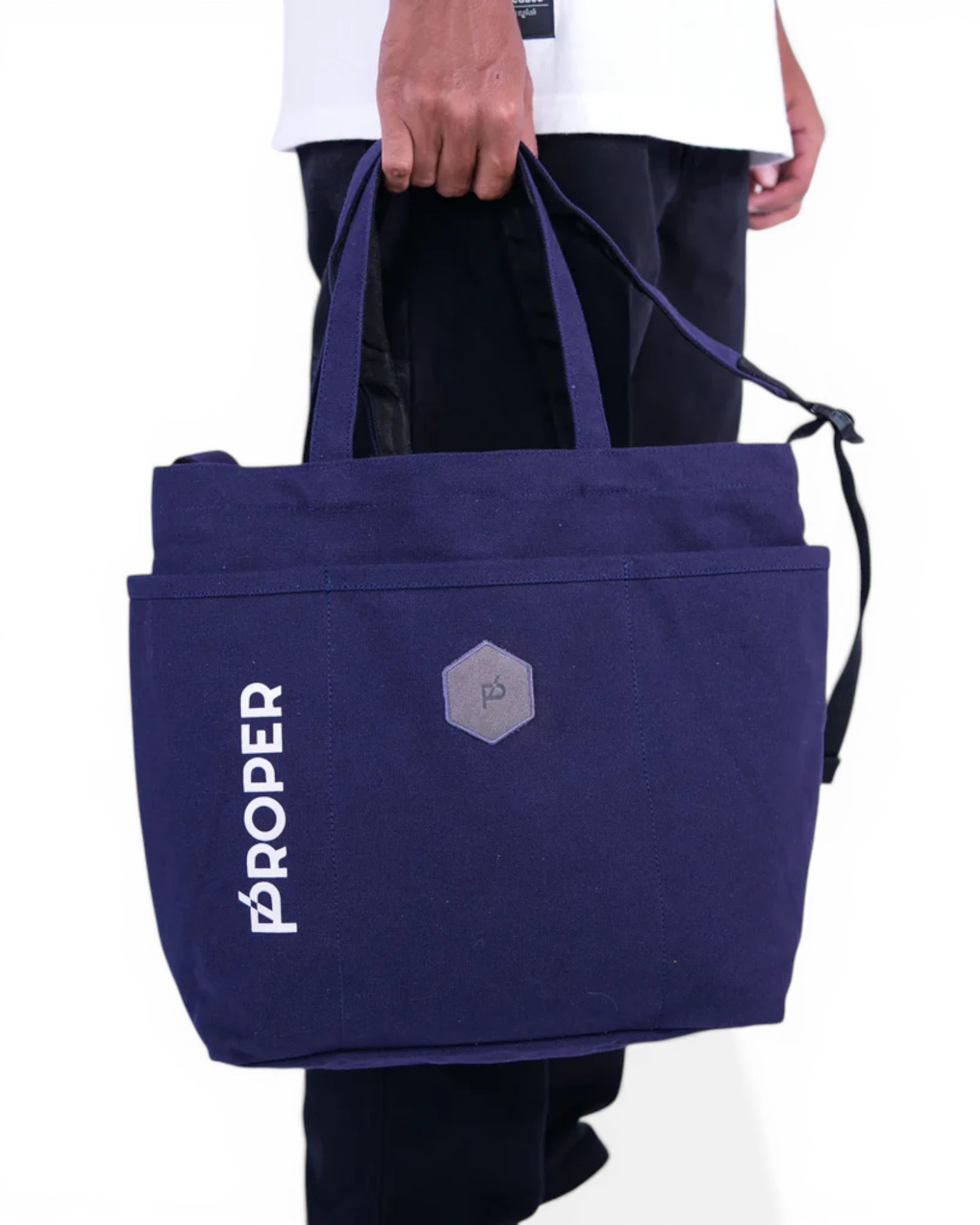 Proper 'Tote' Bag (Navy)