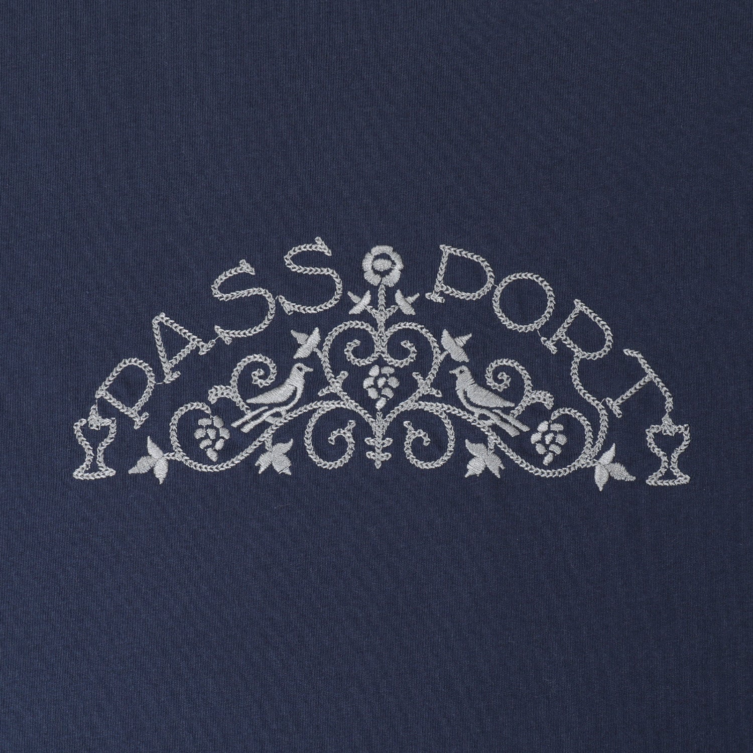 Pass~Port 'Vineyard Birds' T-Shirt (Navy)