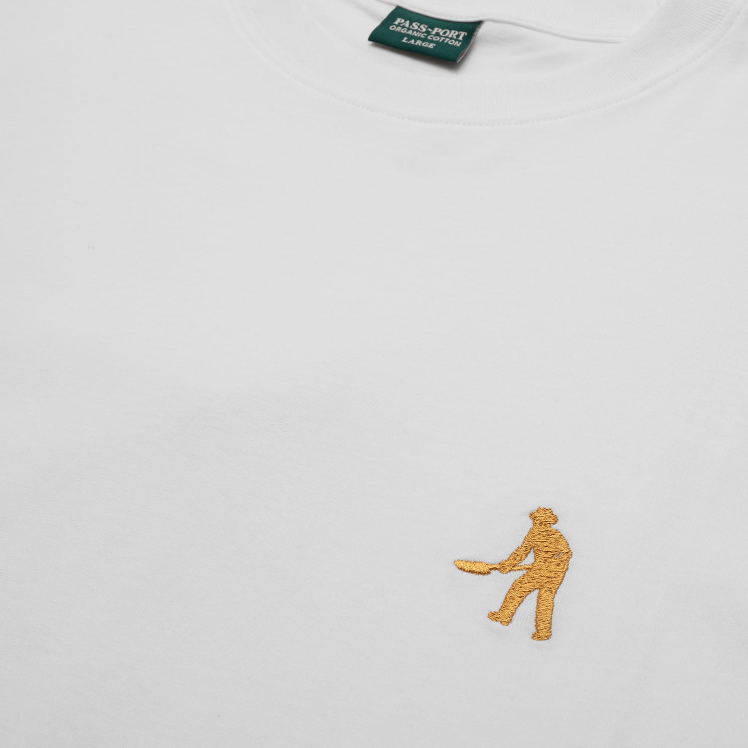 Pass~Port 'Workers Organic Cotton' T-Shirt (White)