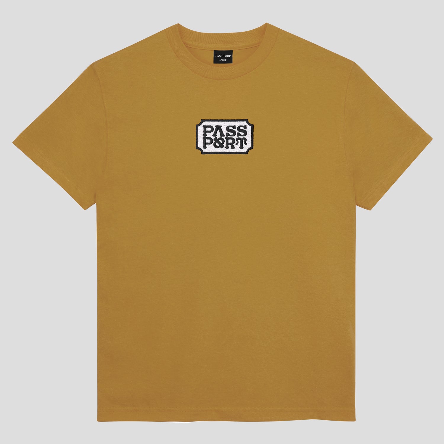 Pass~Port 'Yearbook Logo' T-Shirt (Mustard)