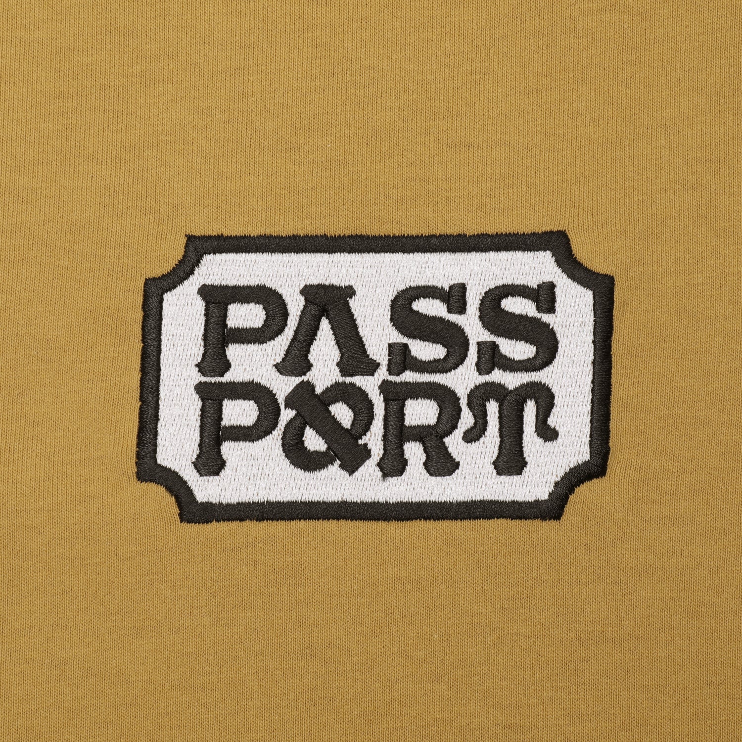 Pass~Port 'Yearbook Logo' T-Shirt (Mustard)
