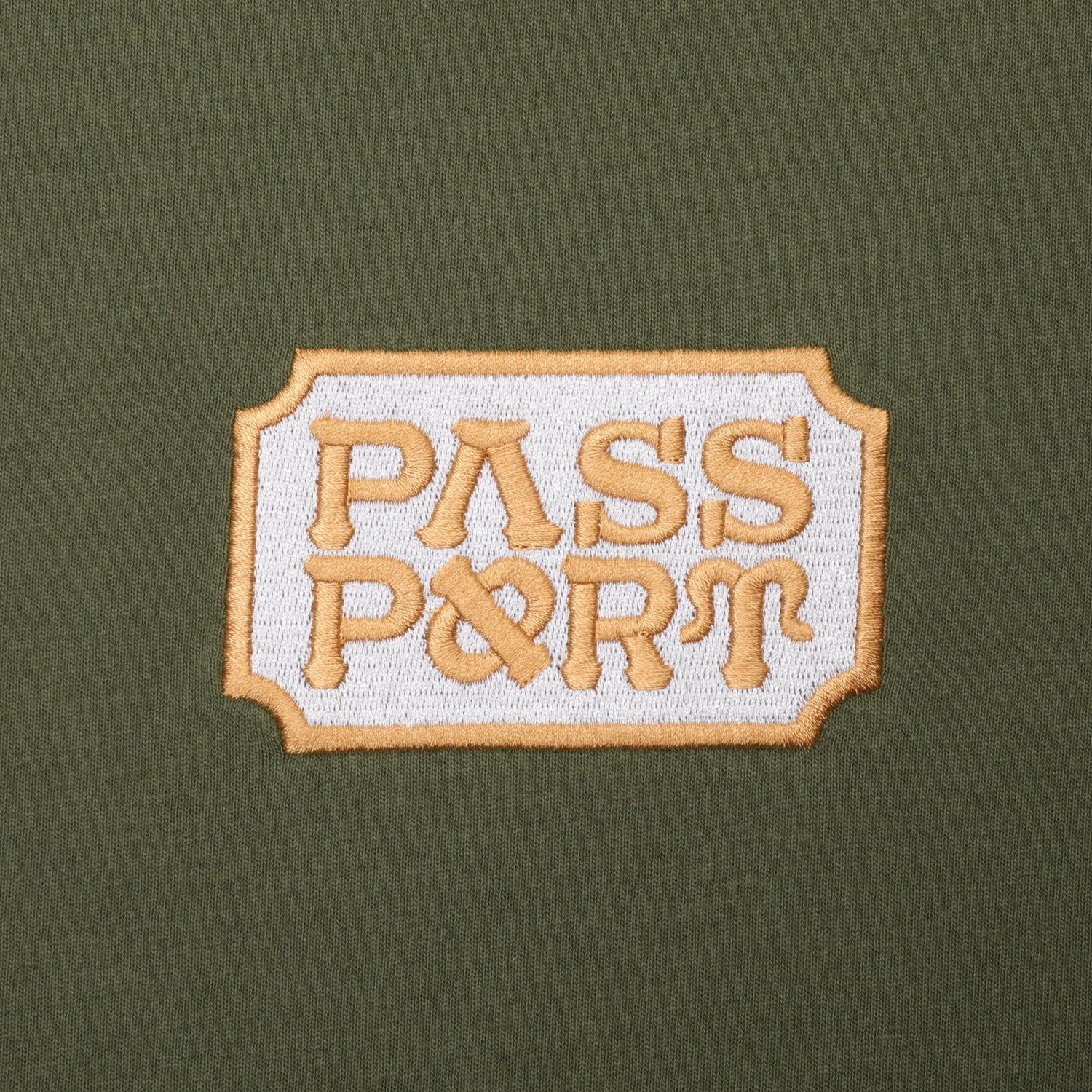 Pass~Port 'Yearbook Logo' T-Shirt (Olive)